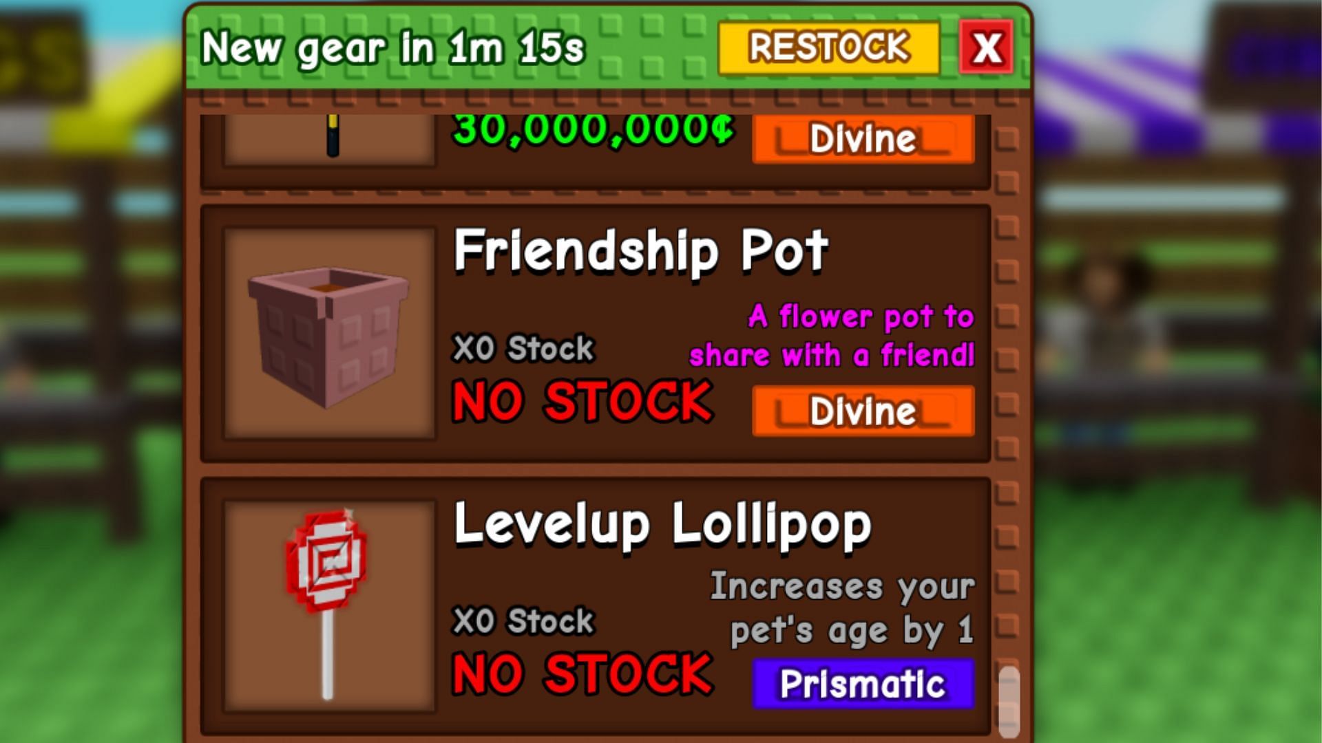 The Levelup Lollipop is a Primastic item (Image via Roblox)